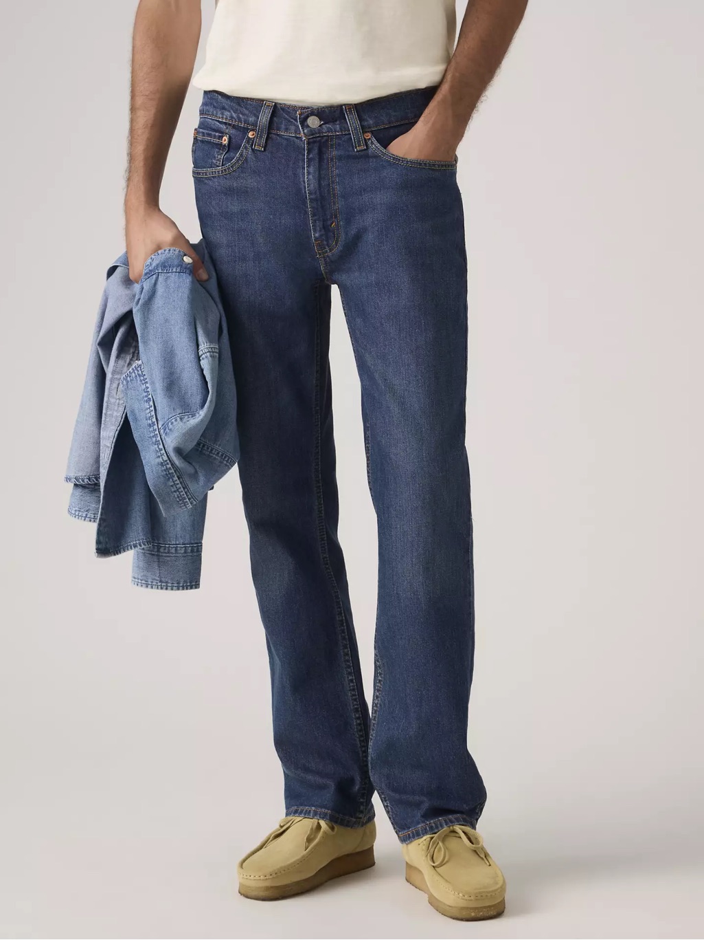 Nwt Levi’s 514 Straight Fit Jeans Dark Wash Indigo 34x32 100% Cotton